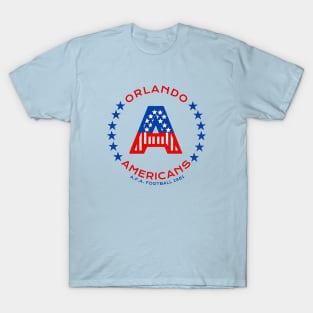 Defunct Orlando Americans AFA Football 1981 T-Shirt